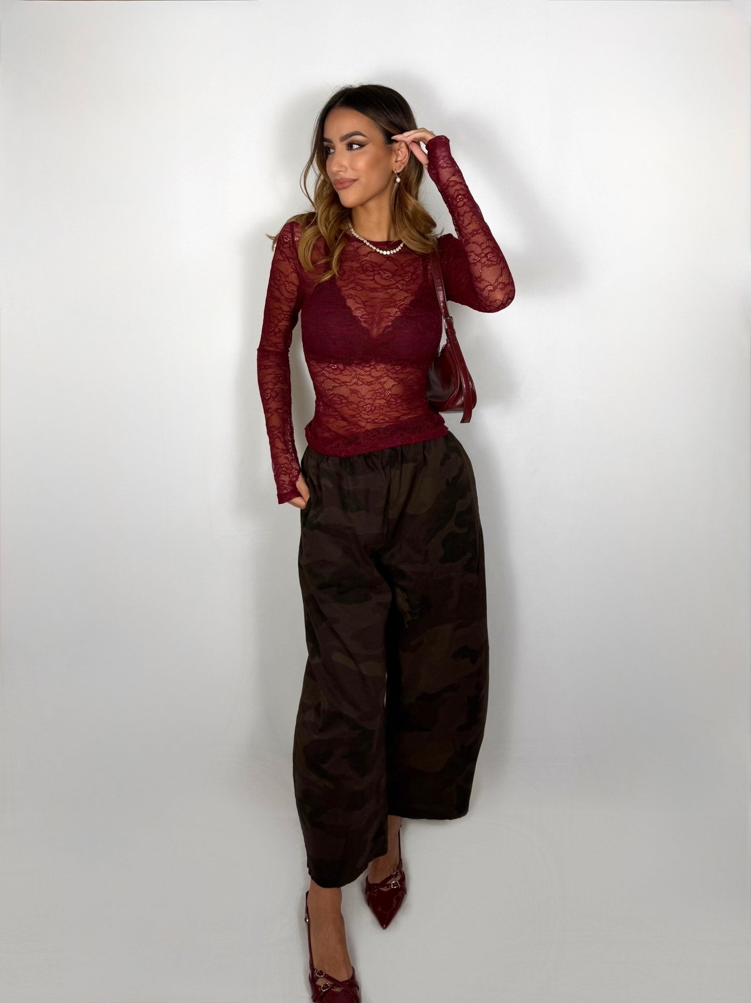 Pantalone Camouflage - scuro