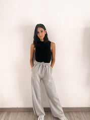 Pantalone tuta a palazzo