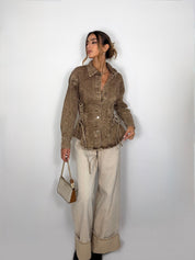Giacca Denim - Sabbia