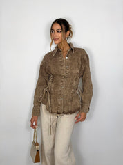 Giacca Denim - Sabbia