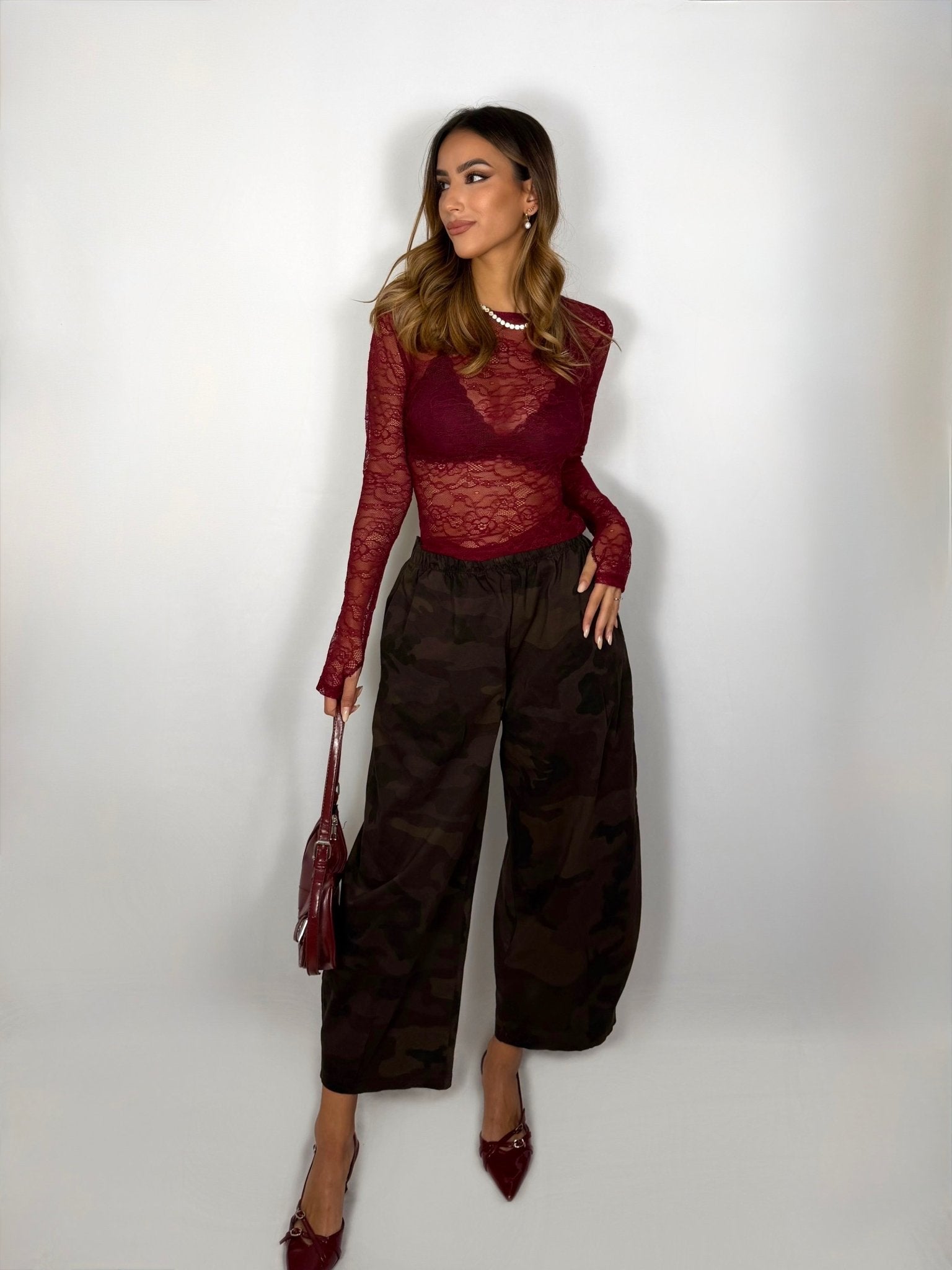 Pantalone Camouflage - scuro