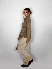 Giacca Denim - Sabbia