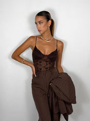 Top pizzo - Brown