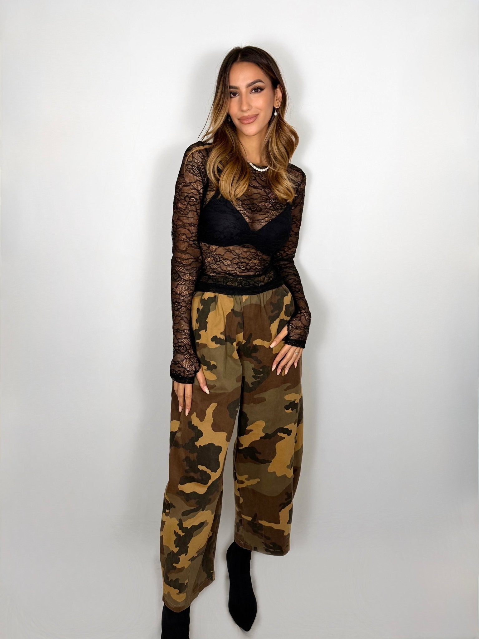Pantalone Camouflage - chiaro