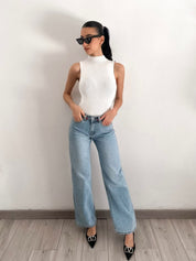 Jeans a palazzo