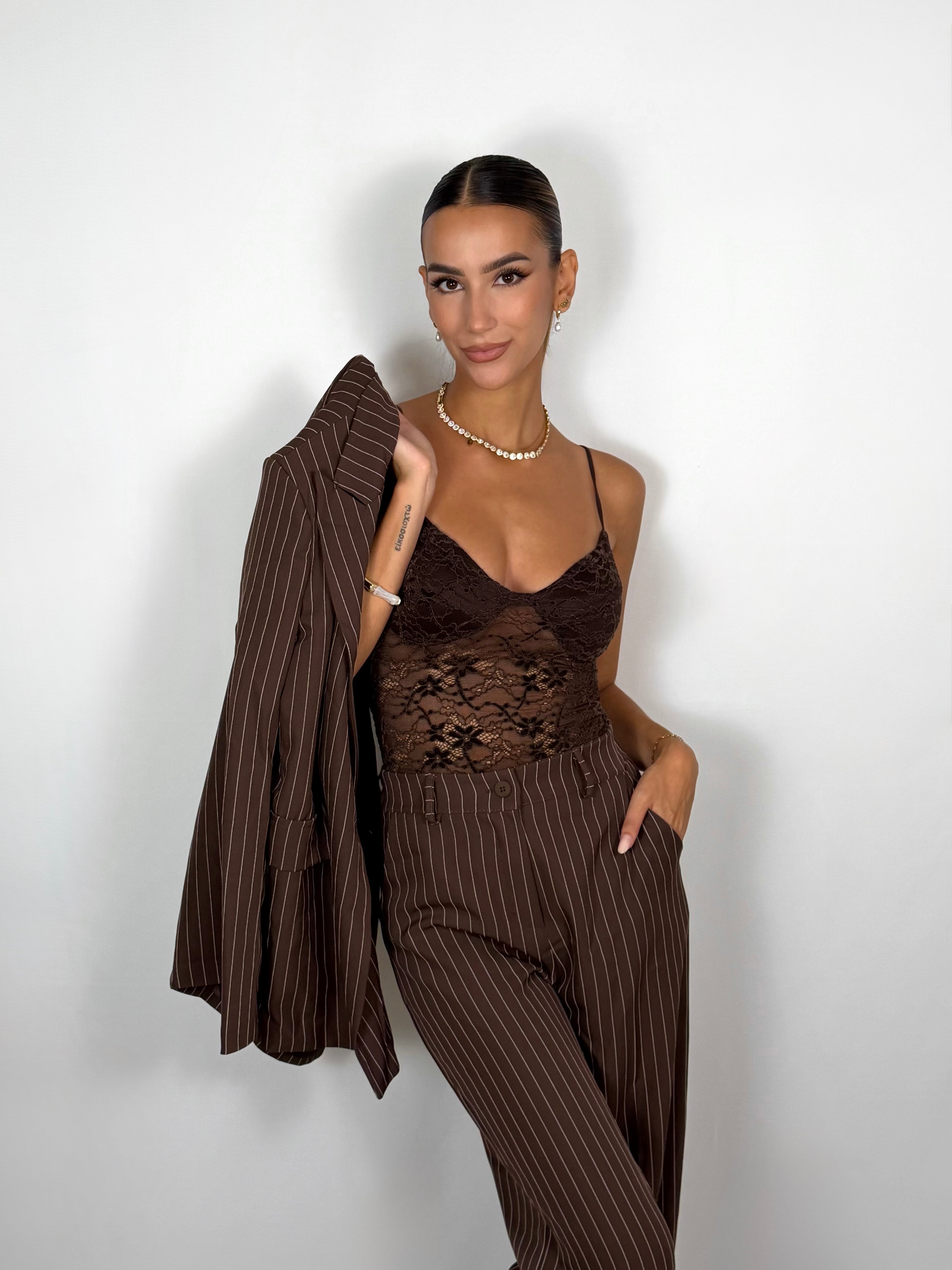 Top pizzo - Brown