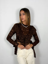 Blusa Amelie - Cacao