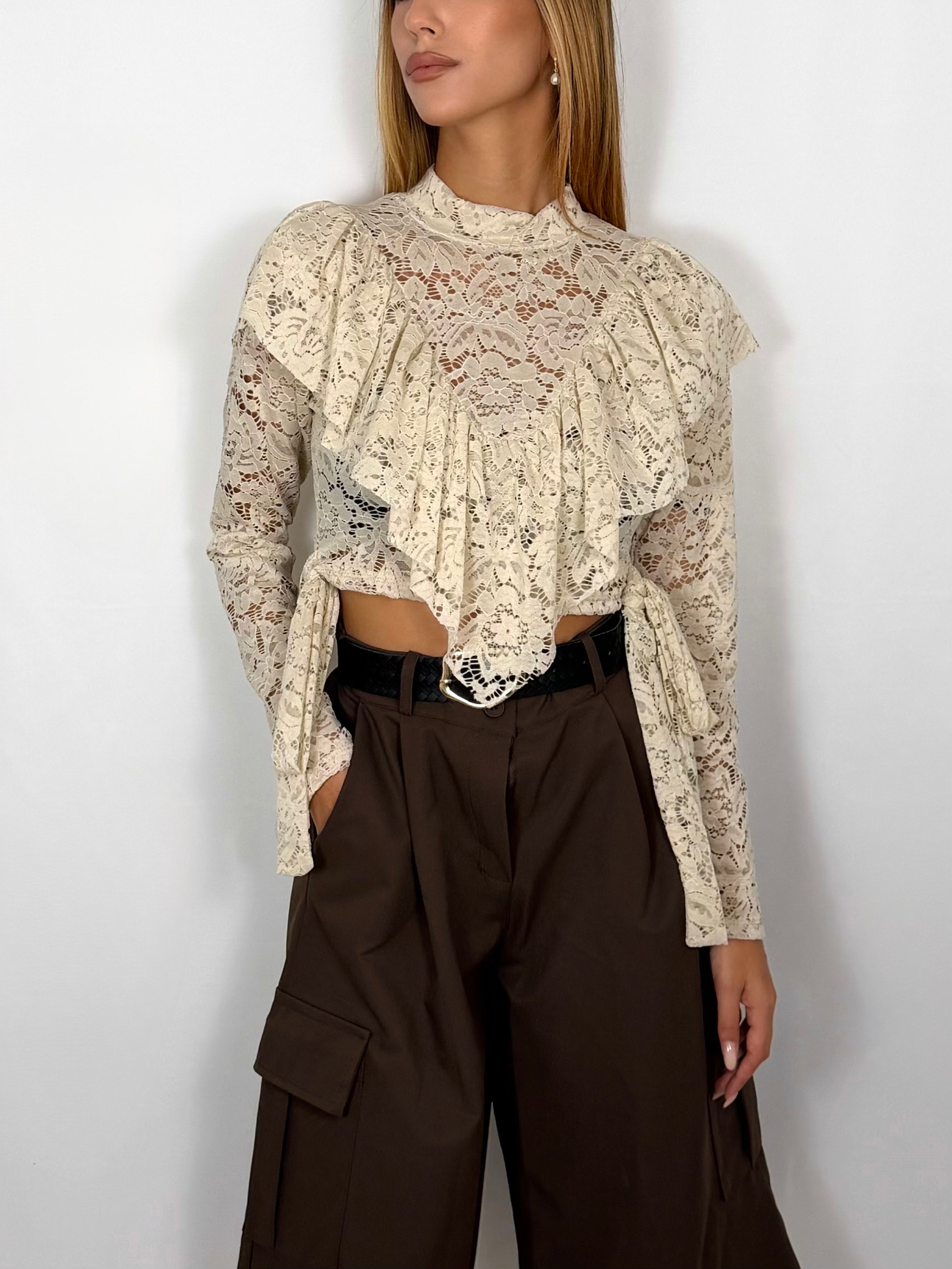 Blusa Amelie - Beige