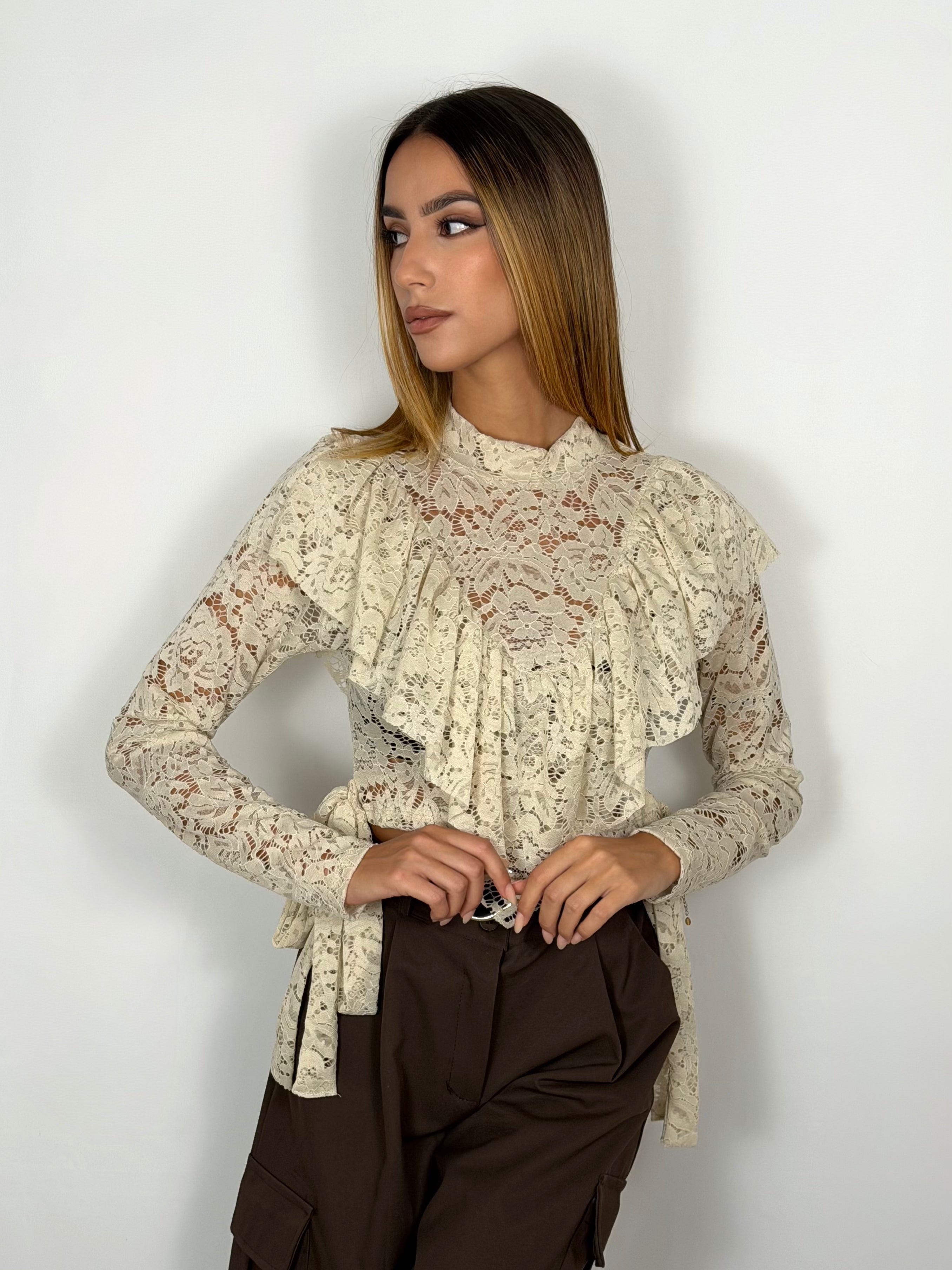Blusa Amelie - Beige
